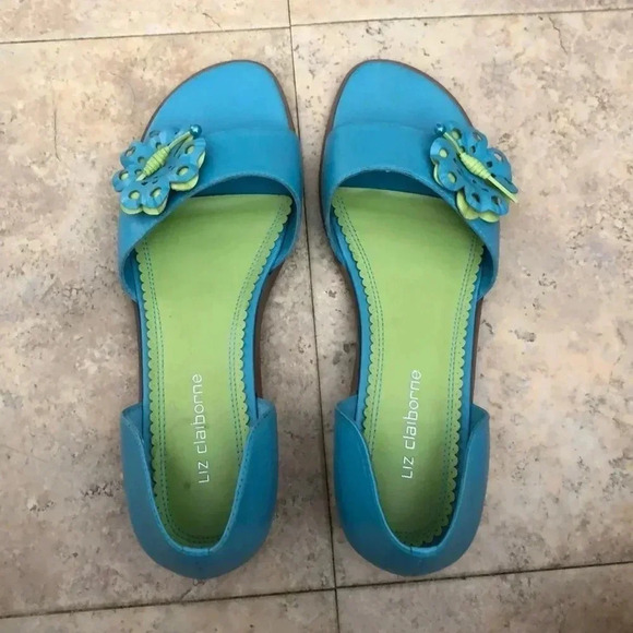 Liz Claiborne Leather Sandals - Picture 1 of 7